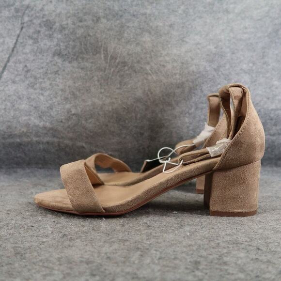 Charles Albert Shoes Womens 10 Pump Sandals Block Heel Ankle Strap Fashion Wide - Picture 5 of 15